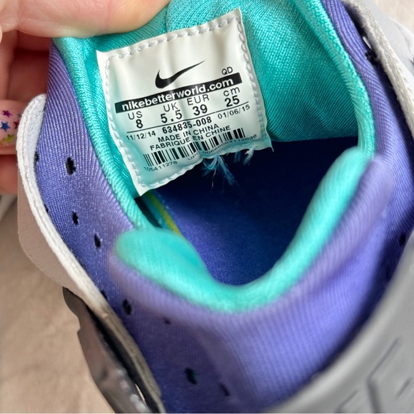 NIKE AIR HUARACHE RUN GRAPE WOMENS 8 SNEAKER ATHLETIC STREETWEAR SHOE - Picture 9 of 10